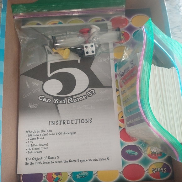 Name 5 game - Picture 5 of 5